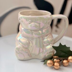 Anthropologie Pearl Bear Mug